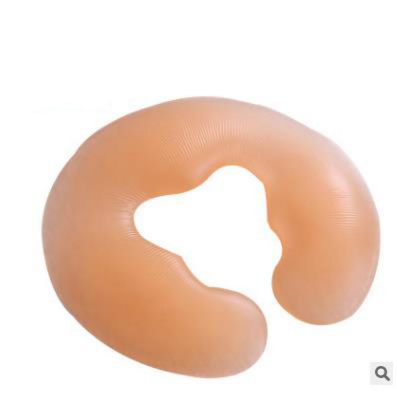 

1 шт. U-образная подушка, гелевая подушечка для спа, подставка для лица, массаж тела, подушечка-колыбель, мягкая салонная подушка, косметический уход жёлтый