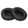 FYZ‑203 70MM Universal Ear Cushions Replacement Headset Ear Pads Cover L R LetteringBlack