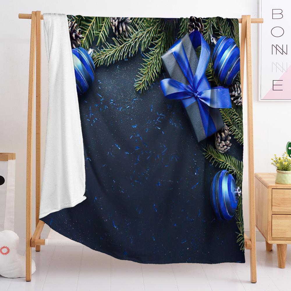 Flannel Blanket Bedroom Blanket European And American Blanket Christmas Theme Blanket Universal In All Seasons