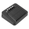 Solar Powered Car Clock 12h 24h Automobile LCD Clock with Data Temperature Display Two Alarms Fatigue Driving Alert for