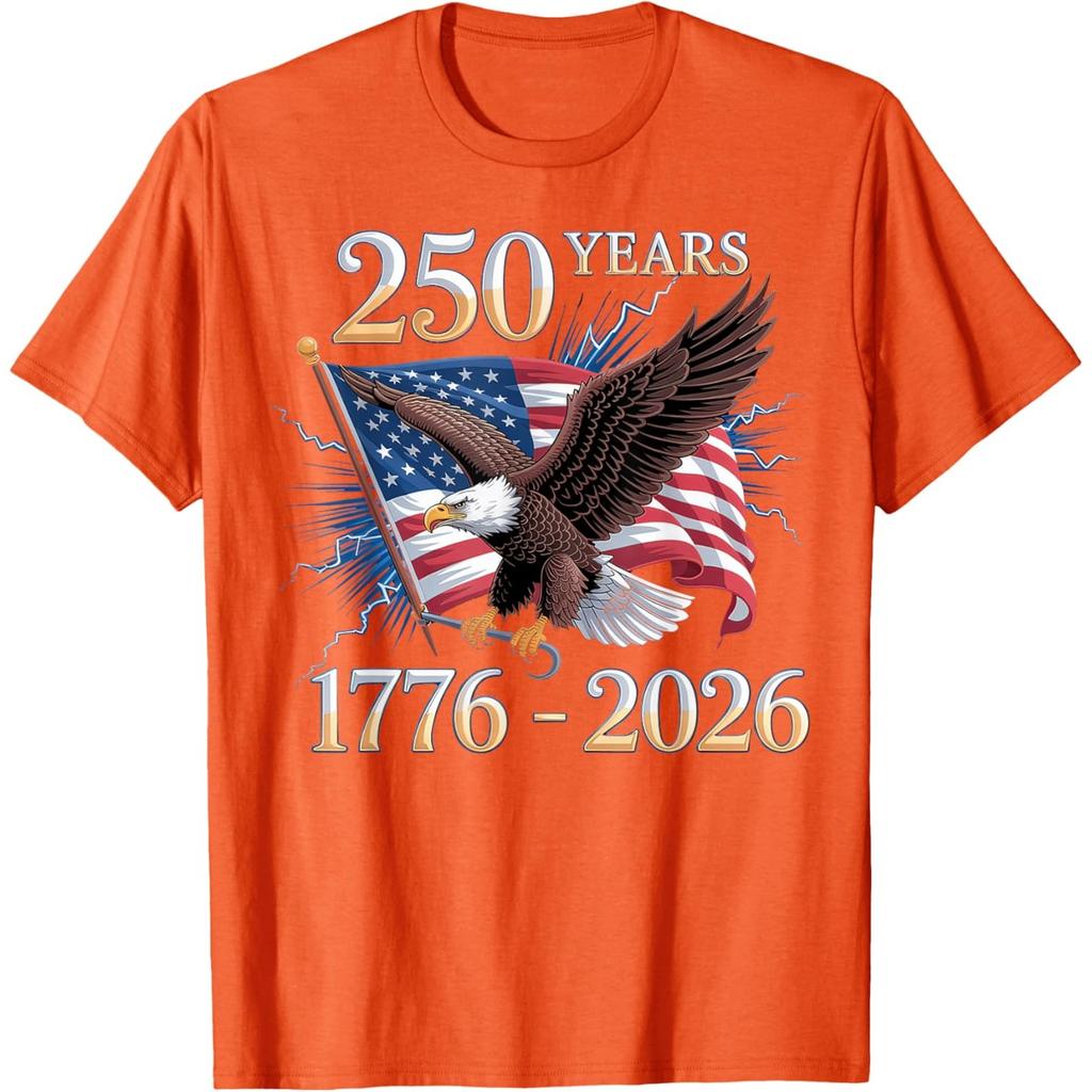 Orel a vlajka 250 let 1776-2026 250. narozeniny tričko