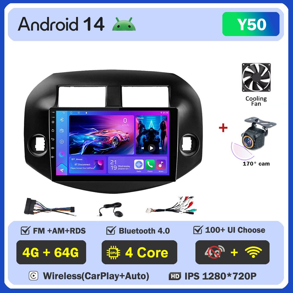 For Toyota RAV4 RAV 4 2005-2013 Car Radio Player Car Carplay Screen Autoradio Mirror Link Car Intelligent Systems Touch Screen