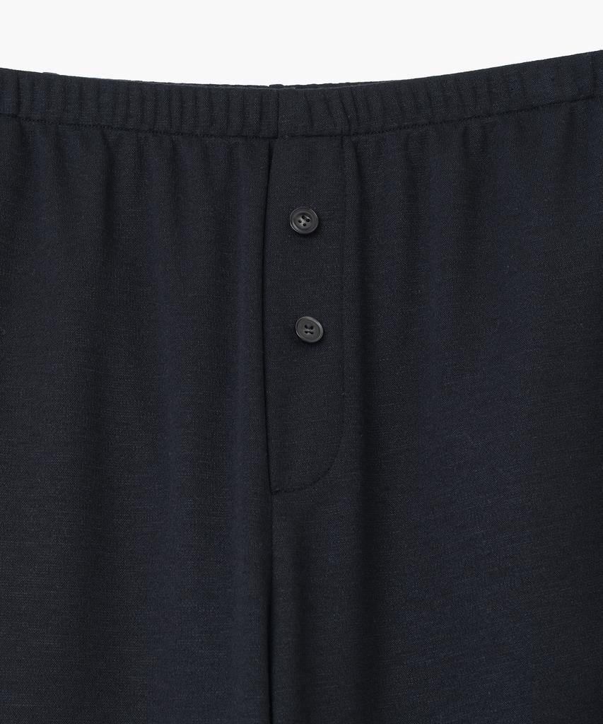 MILLO WOMEN Jersey Button-Up Joggers [Navy]