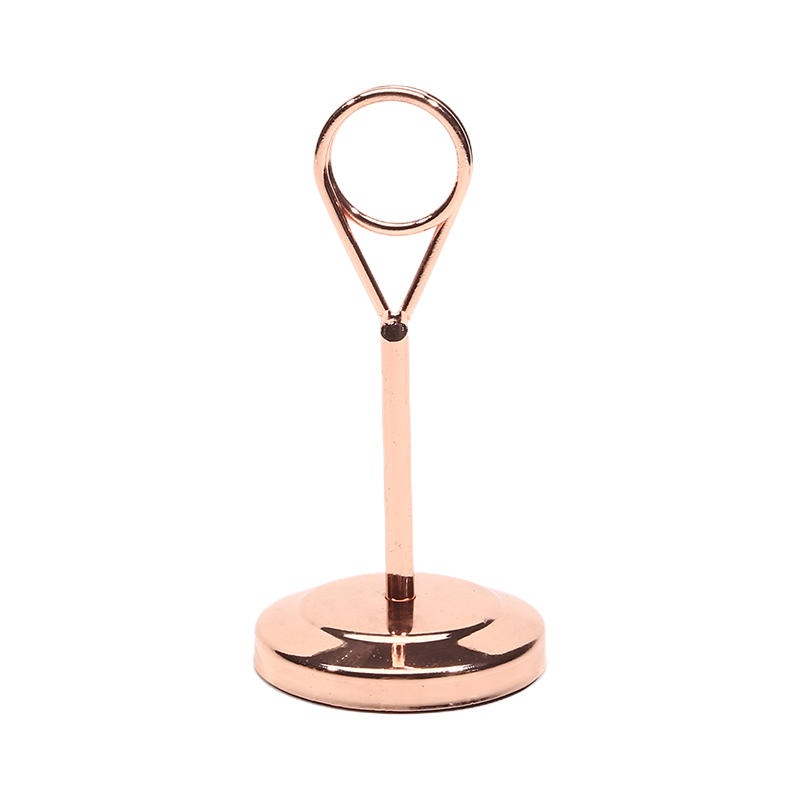 Round Shape Metal Card Holders Table Number Holders Photo Stands Memo Clip Wedding Birthday Party Supplies Note Clamp Stand