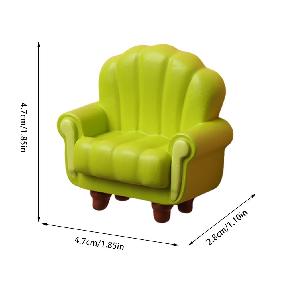 Refrigerator Magnet 3D Resin Sofa Fridge Sticker Cute and Small Decoration Creative Magnet for Home Kitchen Decoration