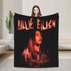Famous Singer B-Billie-Girl E-eilish Flannel Blankets Custom Throw Blankets for Home 200x150cm Rug Piece,