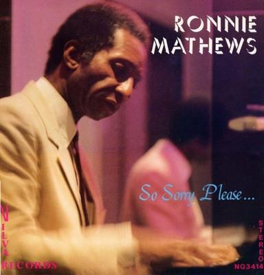

LP Record RONNIE MATHEWS - So Sorry Please... NQ3414 NILVA 1985 France Jazz Used