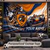 Wall Hanging Tapestry Custom NameHull FC Pattern Personalized Printed Fabric Wall Decor