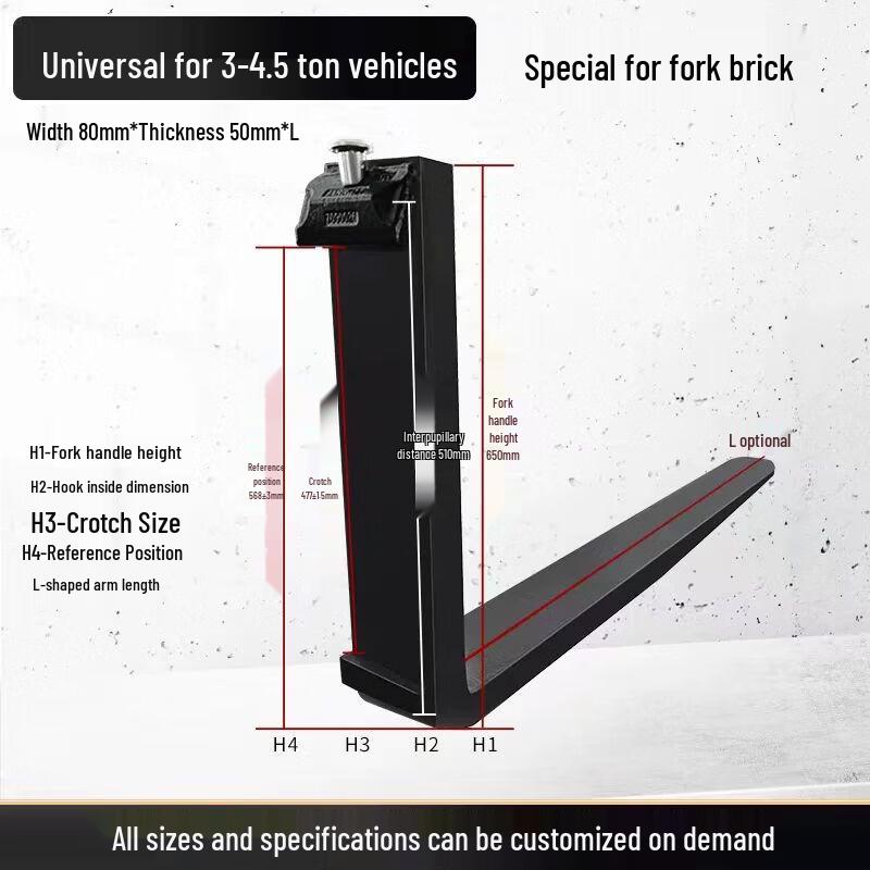 Forklift Extended Fork Tines