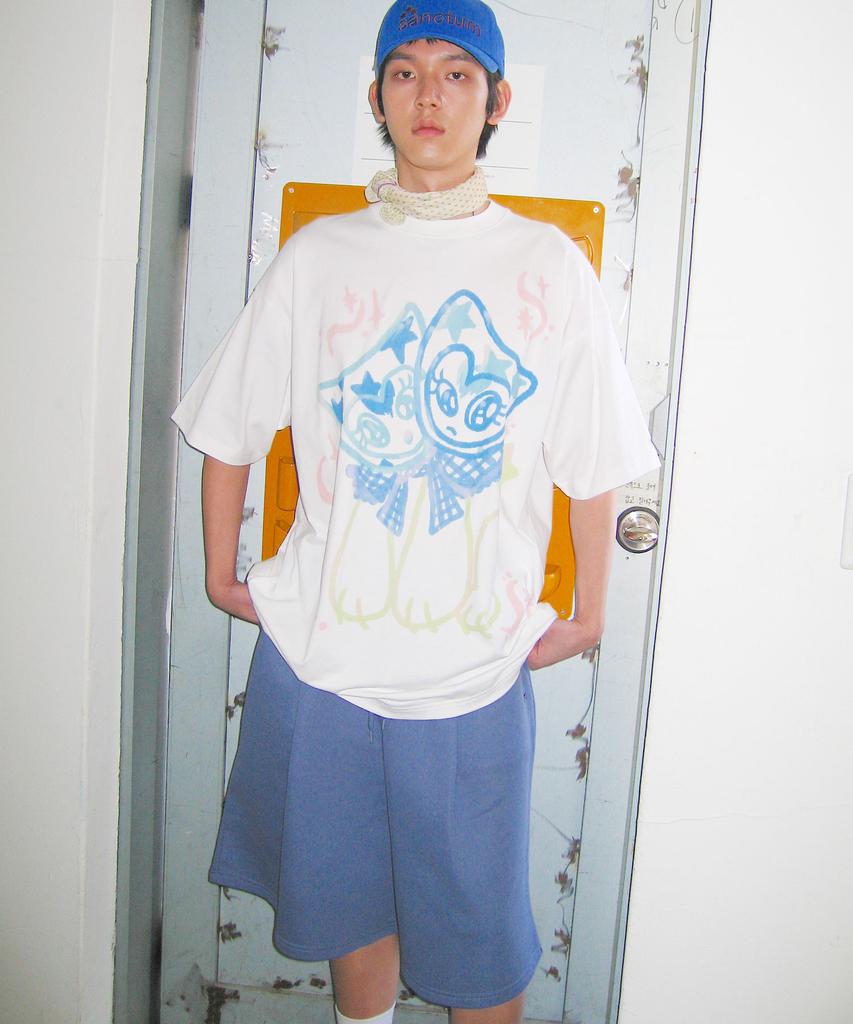 NICEGHOSTCLUB Watercolor Dolls Big Big Tee_White(Ng2Gmut525A)