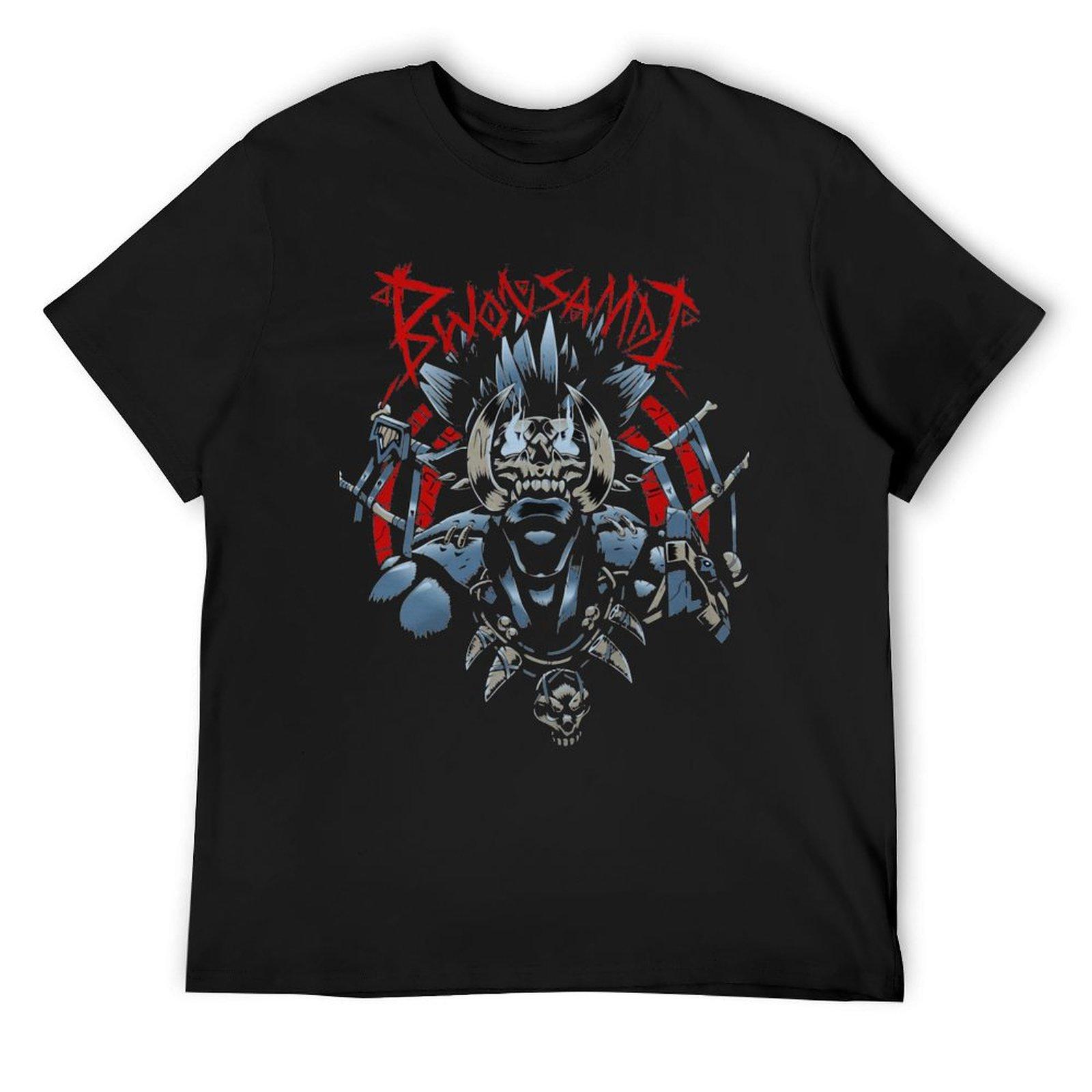 

Bwonsamdi T-Shirt plus size clothes graphics graphic tee shirt plain t shirts men 4XL
