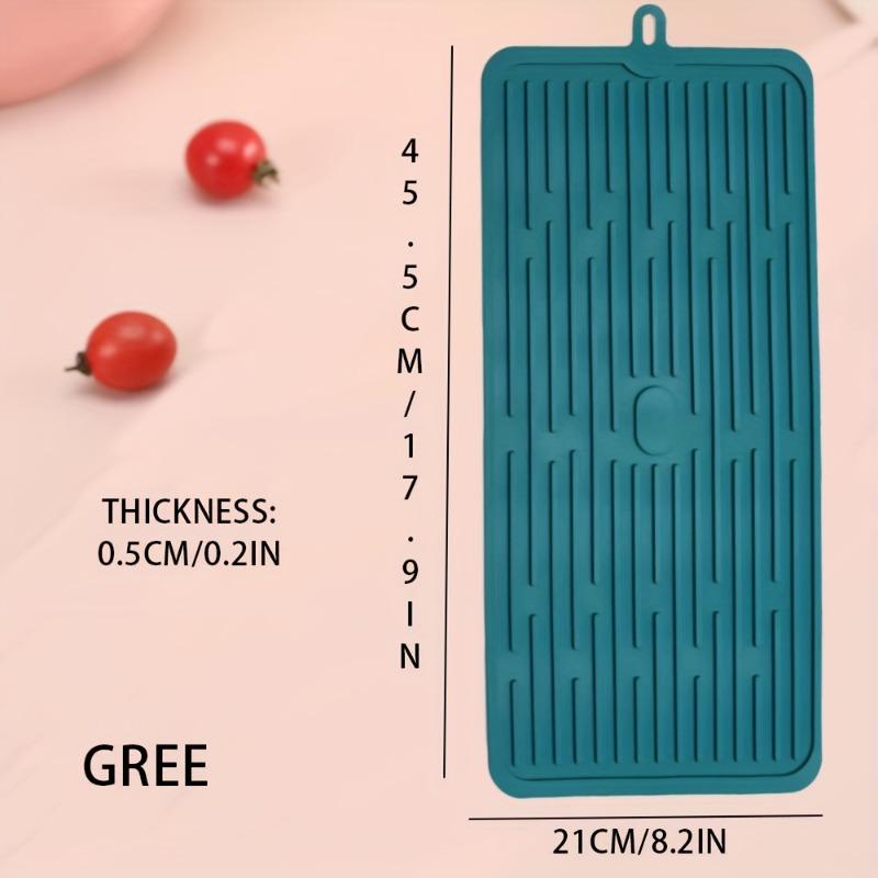 Xiaomi Silikon Roll-Up Geschirrtrockenmatte - Rutschfest Leicht zu Reinigen mit Aufhängeloch-Design - Vielseitig Einsetzbar in Küche & Bad
