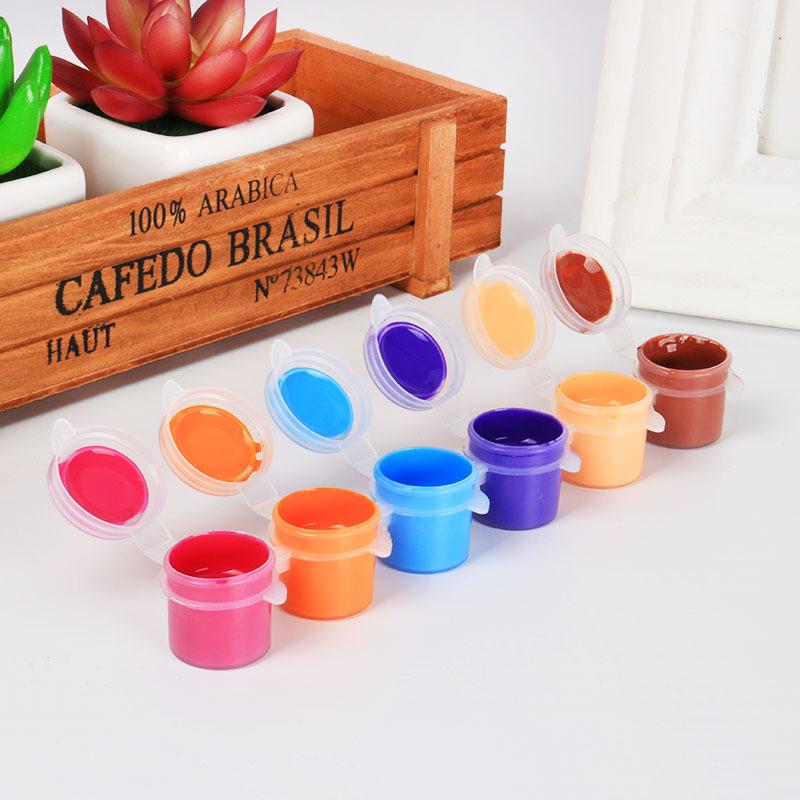 DIY Graffiti Acrylic Paint Set: 6-Color 5ml Silicone Sticks for Children s Art 5ml