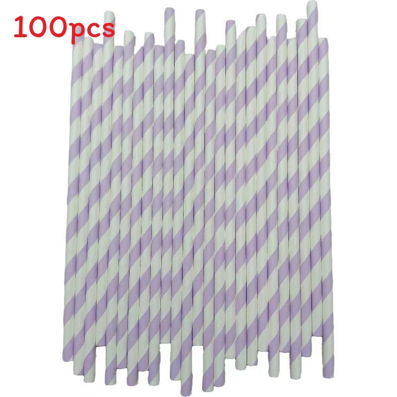 Ecofriendly Paper Straws For Kids Party Supplies With Bright Colors And Degradable Material Set Of 200