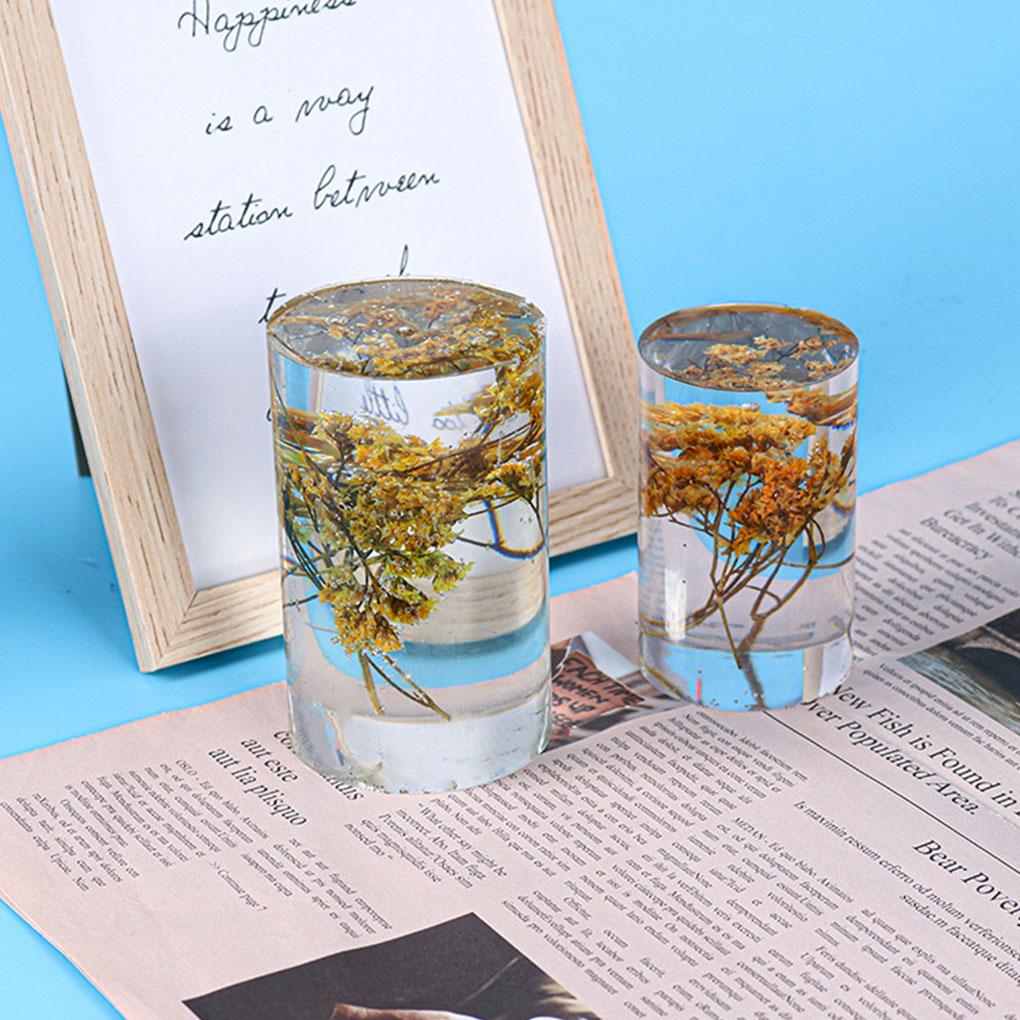 4pcs/set 3D Pillar Bubble Silicone Candle Moulds Wax Casting Kit Aromatherapy Soap Insect Specimen