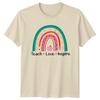 Teach Love Inspire Unisexs TShirt Education Teacher Appreciation Gift For Her