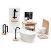 1/12 Dollhouse Simülasyon Lavabo Küvet Tuvalet Modeli Dollhouse Banyo Dekor Bebek Evi Minyatür Mobilya Aksesuarları