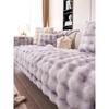Winter Thick Sofa Towel Warm Rabbit Plush Can Cover Seat Cover Cover Backrest Armrest All-Inclusive Cover Cloth Blanket