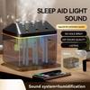 New Bluetooth Speaker & Desktop Mist Humidifier Combo ,900ML 6-Nozzle Musical Humidifier With Colorful Light for Home Office Use