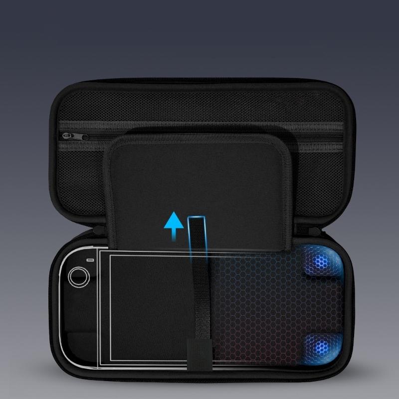 Lightweight Waterproof Protective Travel EVA Carrying Case Shockproof Storage Bag Dustproof Suitable for Gaming Consoles