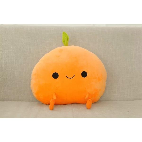 Cute Cartoon Fruit Plush Toy Peach Mango Orange Pear Stuffed Pillow Home Deco Birthday Gifts