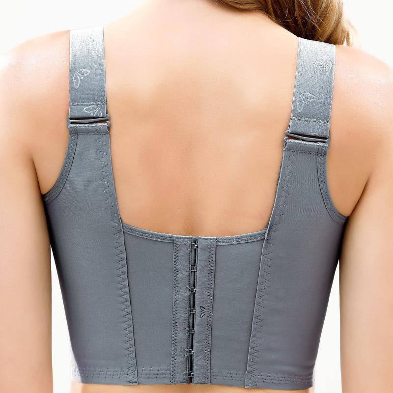 Sexy Plus Size Lingerie Front Buckle Back Button 7 Rows of Buttons Adjusted To Collect Bylocks Without Steel Ring Bra Thin E