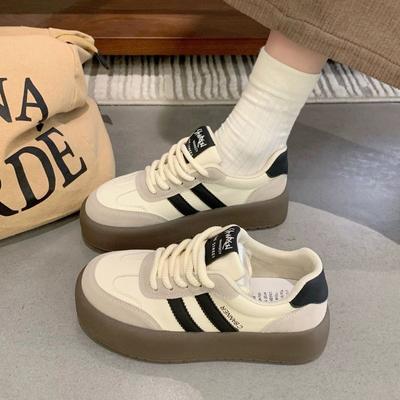 Zapatos de mujer Cortez, suela suave, nuevos zapatos deportivos para primavera/verano, cómodos zapatos casuales pequeños con plataforma para campus, zapatos de estilo coreano, zapatos de nicho que combinan con todo