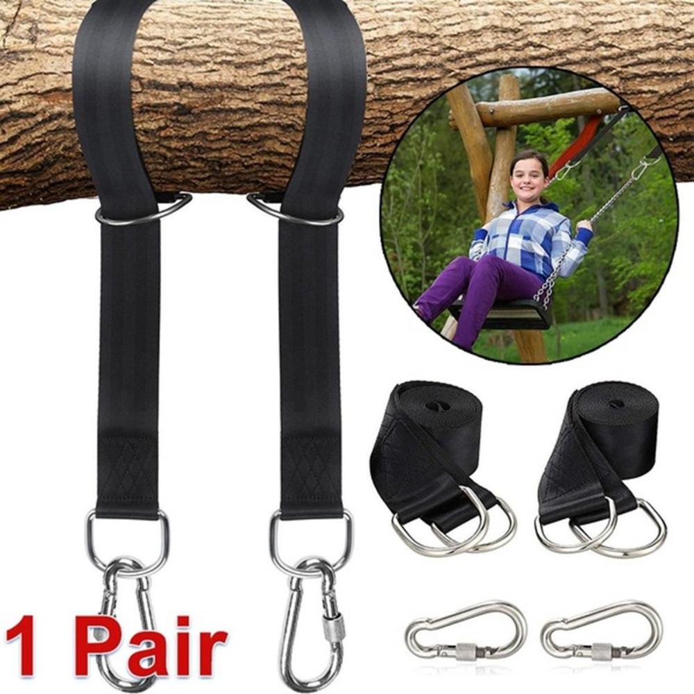Mount Heavy Duty Yoga Accessories Aerial Yoga Hammock Hanging Straps Tree Swing Carabiner Hooks