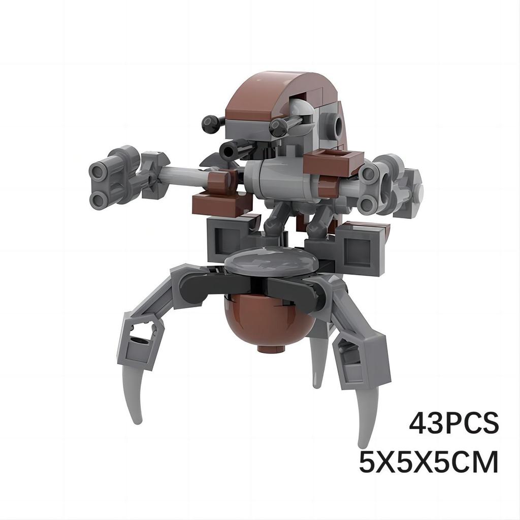 Compatible With Building Blocks MOC Destroyer Robot Children's Small Particle Assembly And Insertion Toys