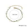 Gold Double Layer Pearl Black Bead Bracelet – Elegant Pearl Chain Jewelry, Vintage Party Gift for Women