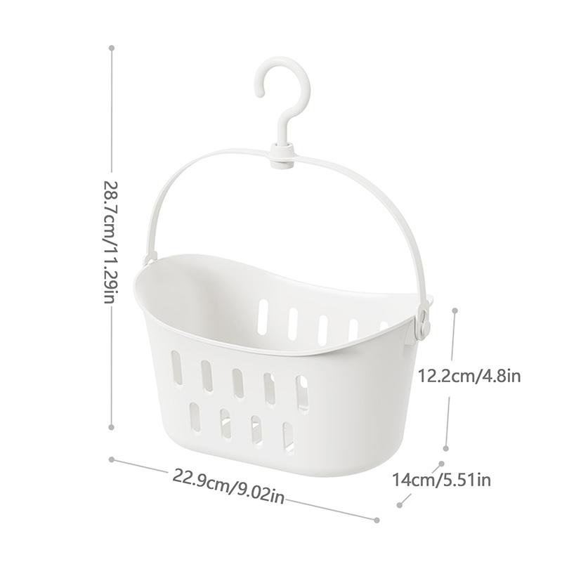 Bathroom Hanging Drain Basket With Hook Shower Storage Sink Holder Kitchen Sundries Hanging Organizer Basket