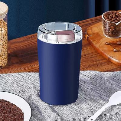 Elektrický mlýnek na kávu 200 W Kapacita 80 g Na zrna Byliny Koření Nerezové nože Mlýnek Modrá Fialová