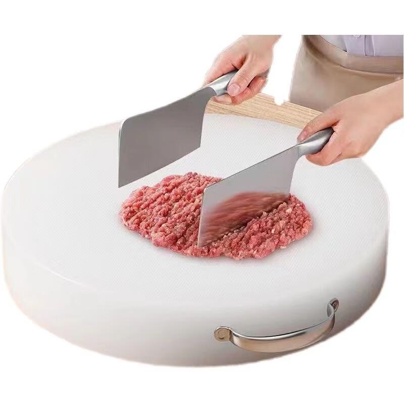 Tingle Food Grade PE Plastic Round Cutting Board