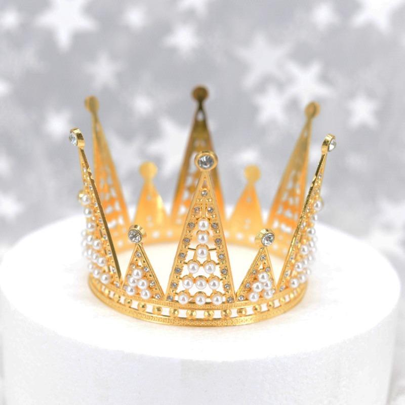 Hollow birthday cake crown tiara love ornament birthday flower decoration accessories crown
