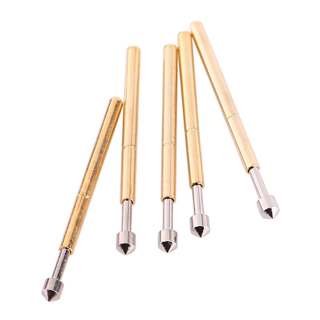 100 Pieces P75E2 Cone Head Dia 1.02mm Spring Test Probe PCB Testing Pin