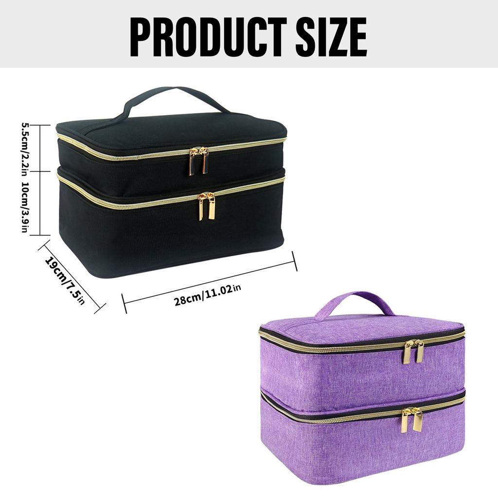 Multi Functional Sewing Accessory Pouch Sewing Class Essential Bag Double Layer Organizers Bag for Tools and Materials