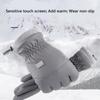 Winter Gloves Touchscreen Fleece Lined Warm Gloves Insulated Anti Slip Waterproof Thermal Ski Gloves for Men Women