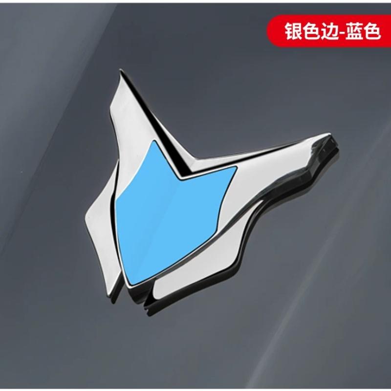 Suitable for mini beam of light car COOPER/JCW car metal decorative sticker 3D three-dimensional car logo shield