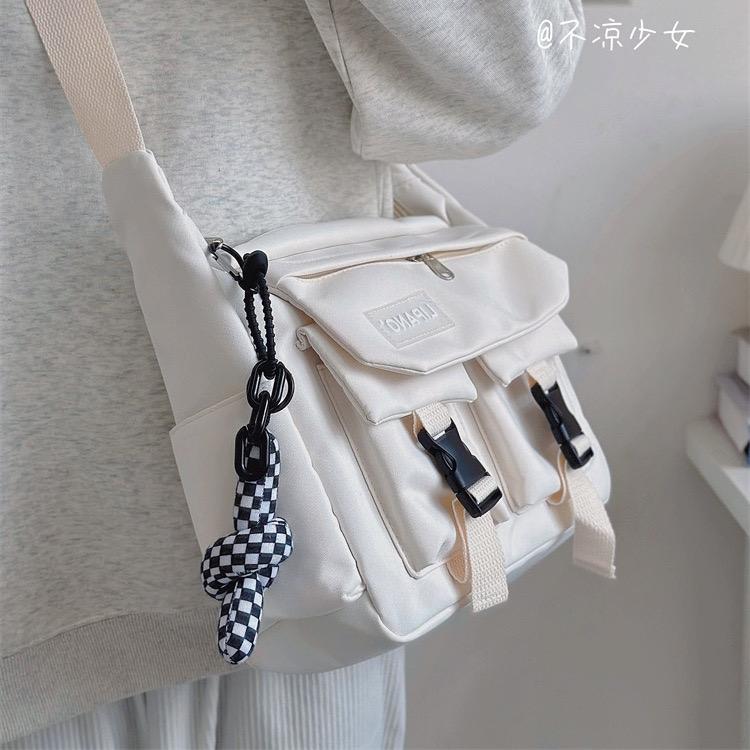 

Нейлоновая сумка через плечо для женщин и мужчин, школьные сумки-коробки, многофункциональная сумка-мессенджер