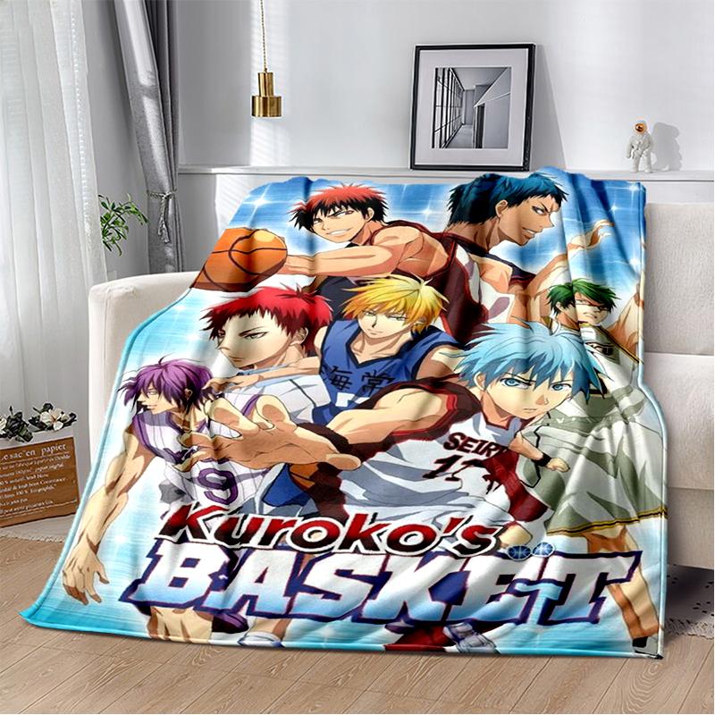 29 Style New Cartoon Kuroko Basketball Anime Flannel Blanket,Soft Throw Blanket for Home Bedroom Bed Sofa Travel Cover Kid Gift