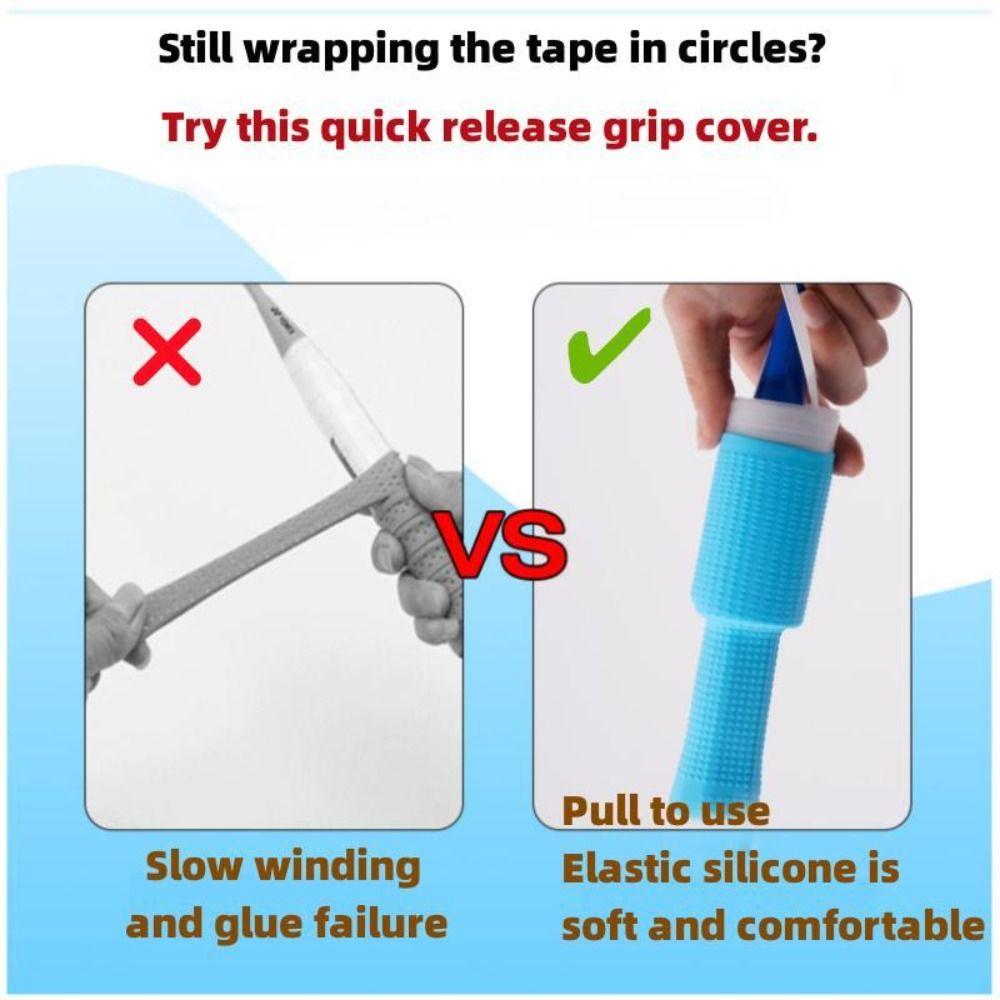 Sweat Absorbing Band Badminton Racket Hand Rubber Anti-slip Badminton Hand Glue Grip Handle
