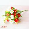 Realistic Bouquet of Silk Faux Flowers for Art Hall and Public Area Decor