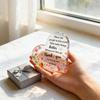 Womens Stocking Stuffers 2025 Appreciation Desk Plaque Gifts for Women Best Women's Stocking Stuffers Office Decor Desk Accessories Acrylic Hearts