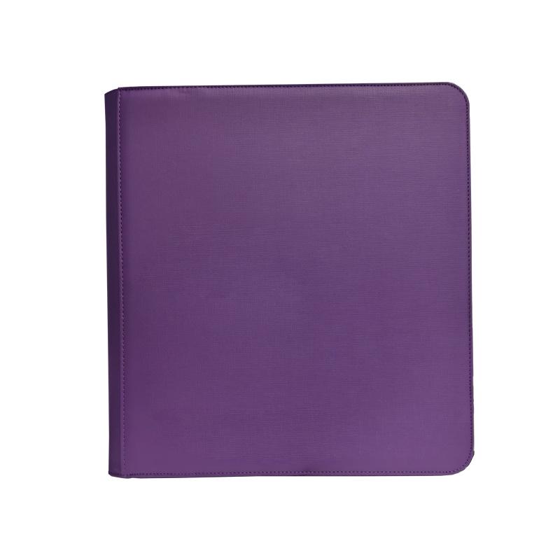 Pokémon & Magia: Pasta de Cartas de Couro PU com 12 Bolsos para The Gathering - Capacidade para 480 Cartas