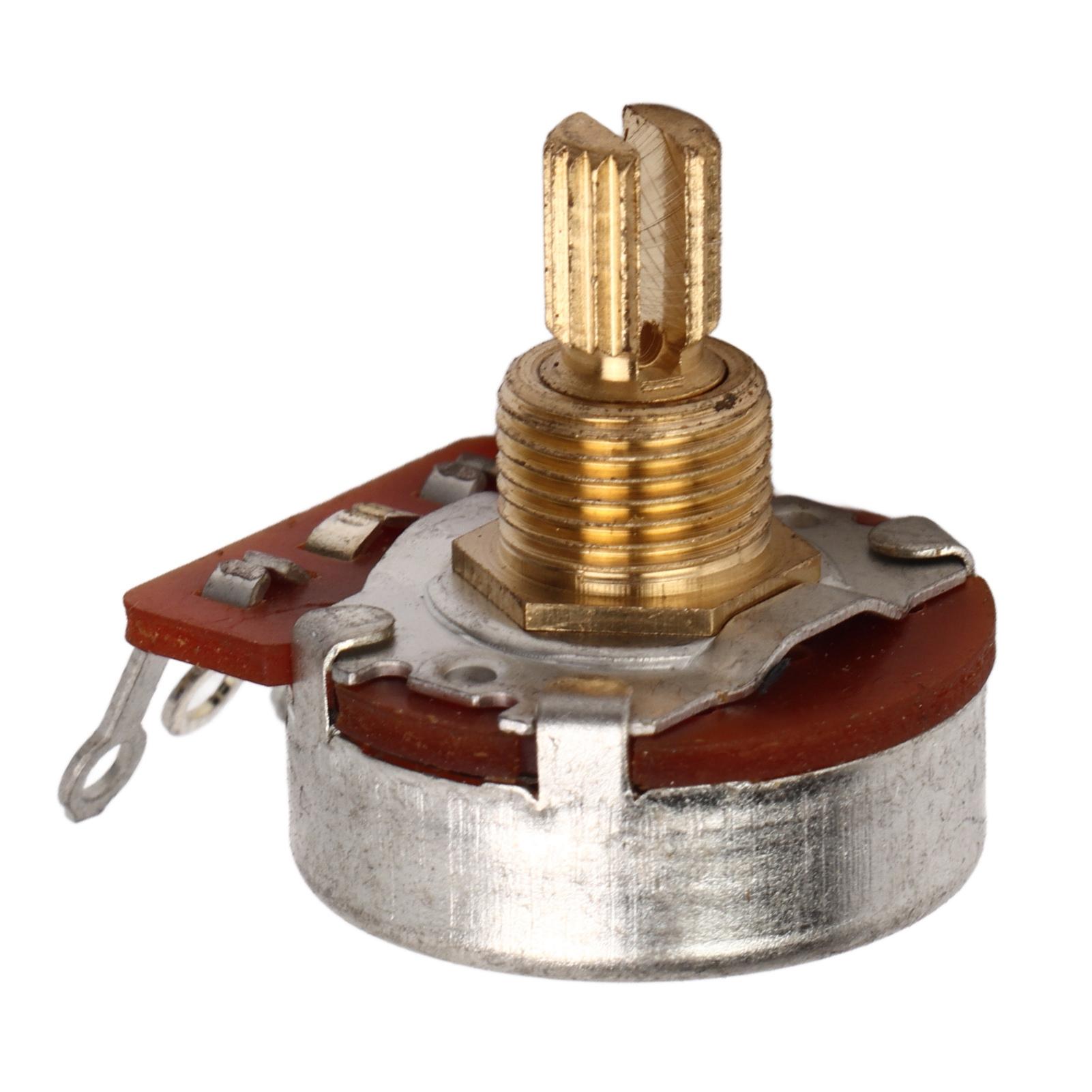 

Гитарный потенциометр с коротким валом, с шумоподавлением, потенциометр для электрогитары для регулировки громкости