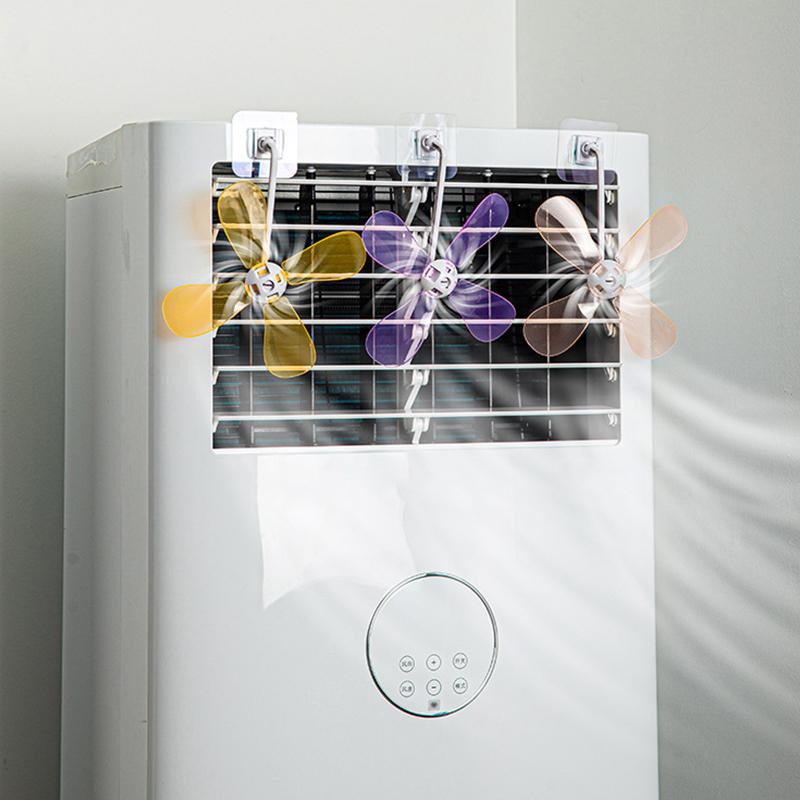 Air Conditioner Wind Guide Ventilator 1Pcs Windmill Shaped Wall Mounted Deflector for Home Bedroom Cooling