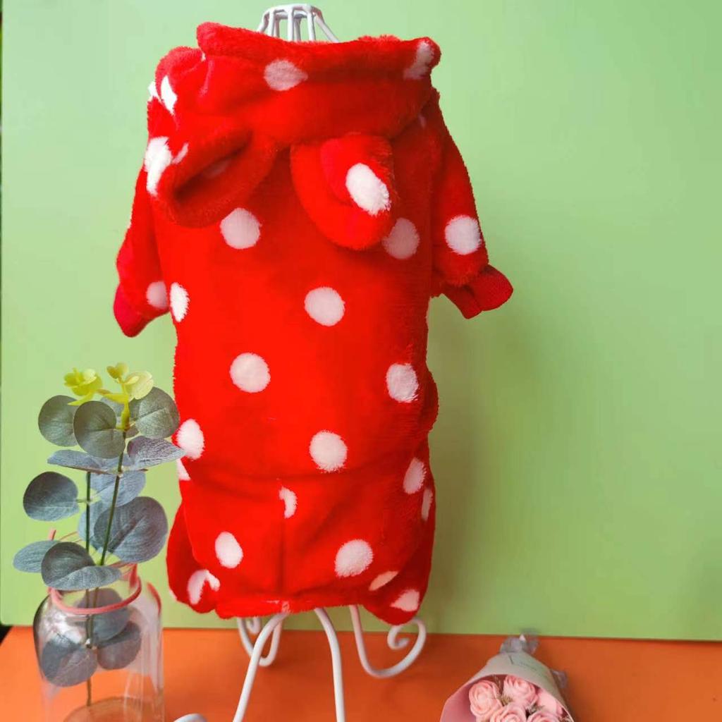 Dog clothes autumn and winter new small and medium-sized dog double-sided flannel teddy VIP pieces