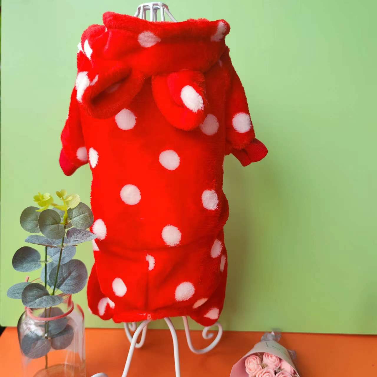 

Одежда для собак осень и зима новая маленькая и средняя собака двусторонний фланель тедди VIP штуки XXL