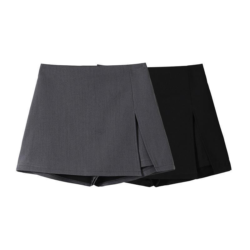 

Petite Winter A-line Slit Mini Skirt - Anti-exposure, New Arrival L (110-120cm)