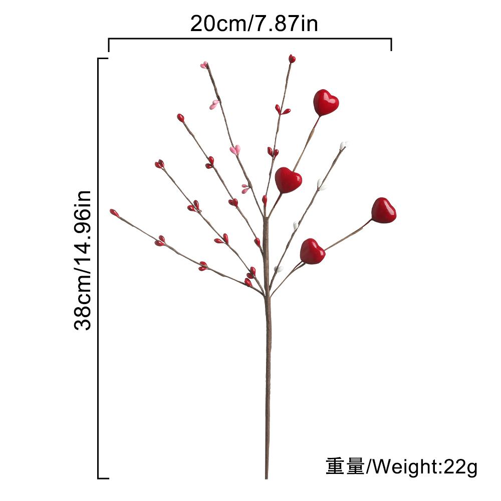 Love Heart Type Artificial Bundle Valentine's Day Gifts Decoration for Wedding Anniversary Ornament Party Supplies Home Decor